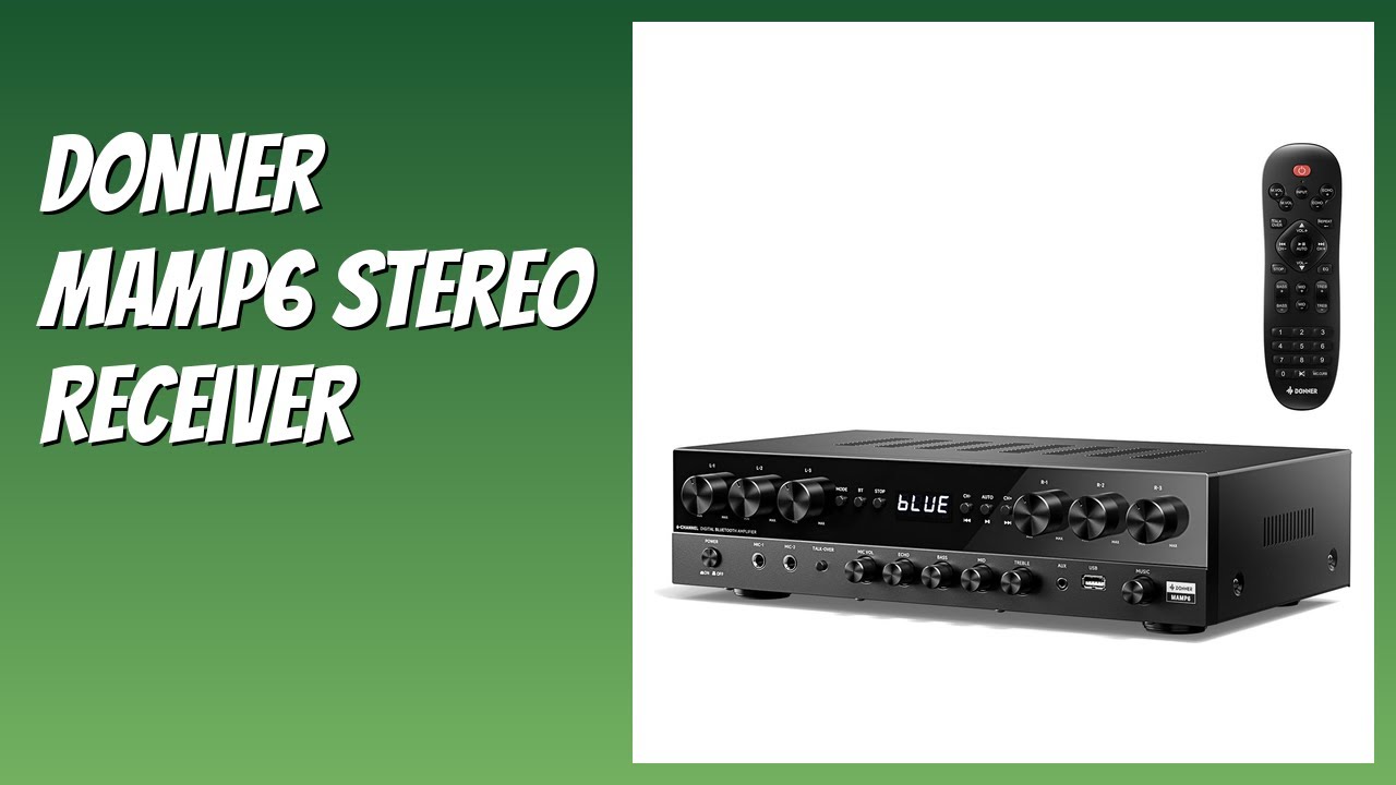 REVIEW (2025): Donner MAMP6 Stereo Receiver. Features.