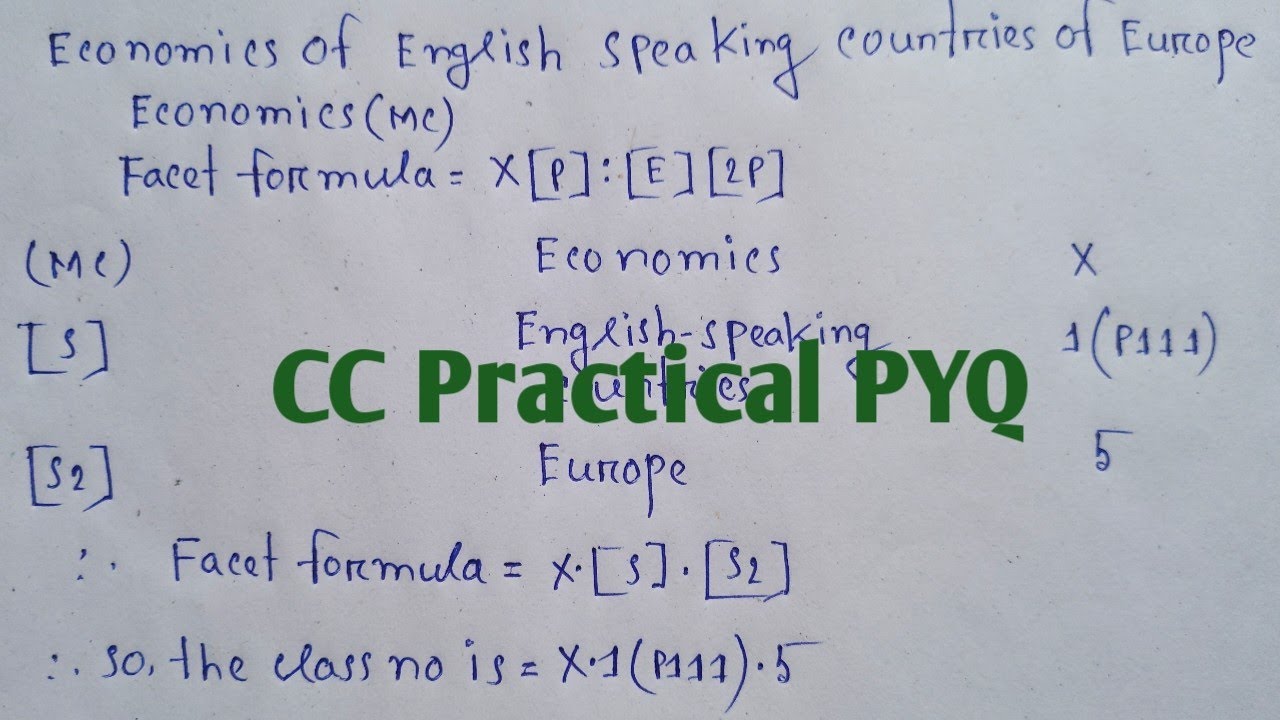 Libraryscience CC Practical|BLIS CC Practical|BLIS Colon Classification Practical|