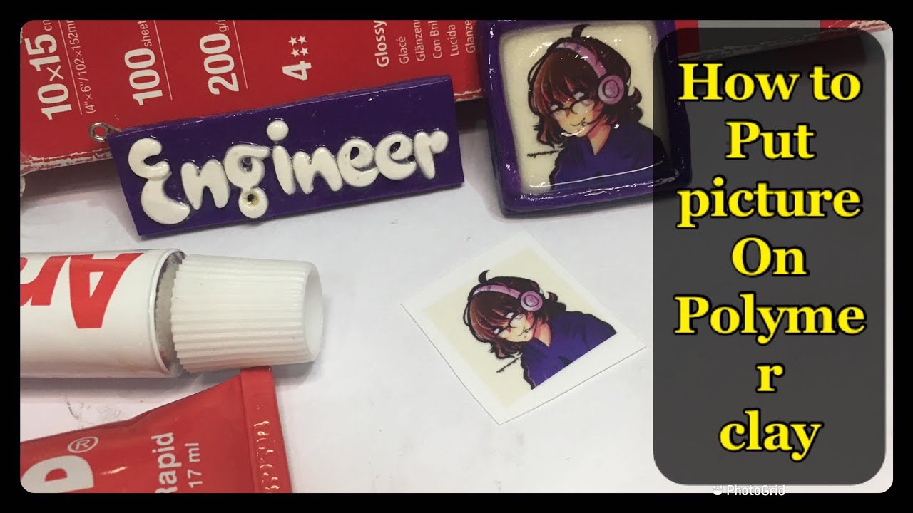 pOLYMER CLAY  TECHNIQUESازاى  ننقل  صورة  على الصلصال الحرارى باكتر من طريقة