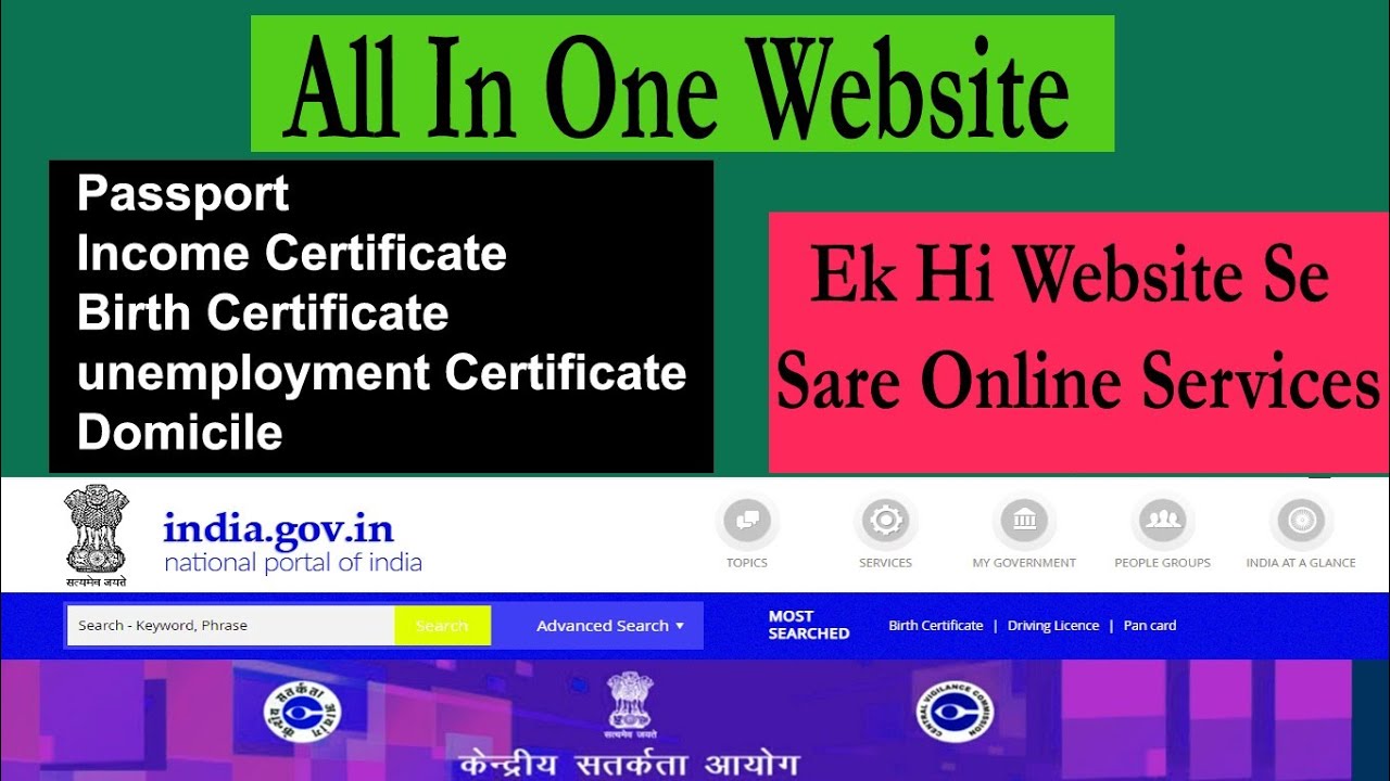Govt ki All Services Ek Hi Portal Par | All In One Govt Website|  @pathantechservices