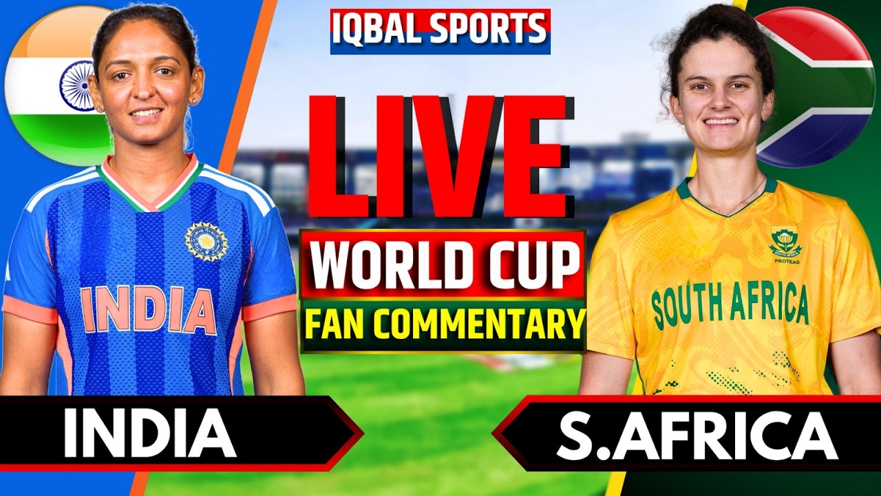 Live: India W vs S Africa W | Live Cricket Match Today | INDW vs SAW Live T20 Match | Iqbal Sports
