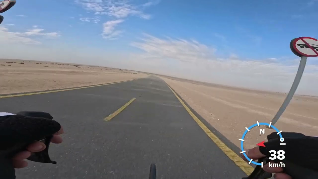 Al Qudra cycling track dubai 46km 4k