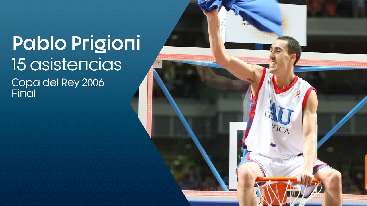 PABLO PRIGIONI: 15 asistencias en la Final de la #CopaACB 2006