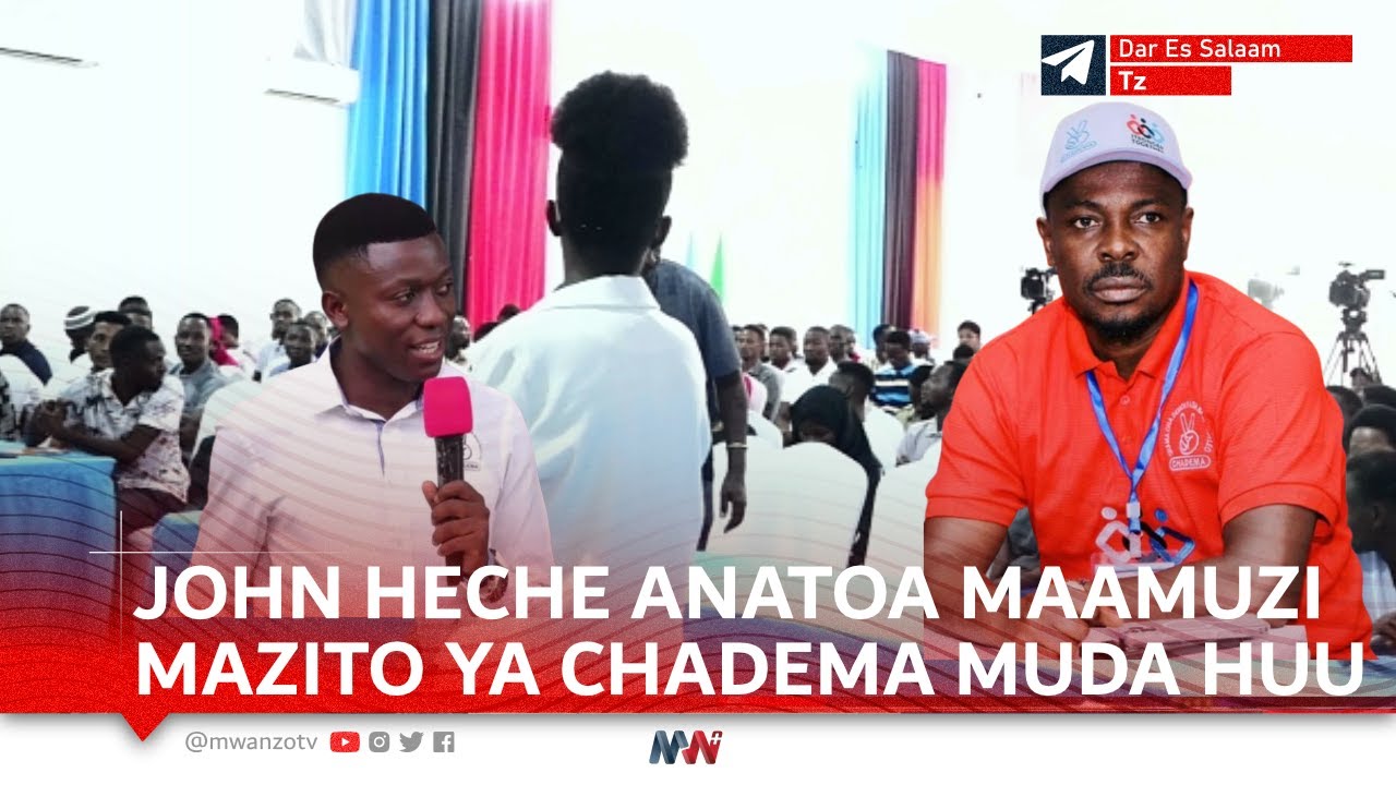 #LIVE: JOHN HECHE ANATOA MAAMUZI MAZITO YA KAMATI KUU YA CHADEMA MBELE YA WANAVYUO MUDA HUU
