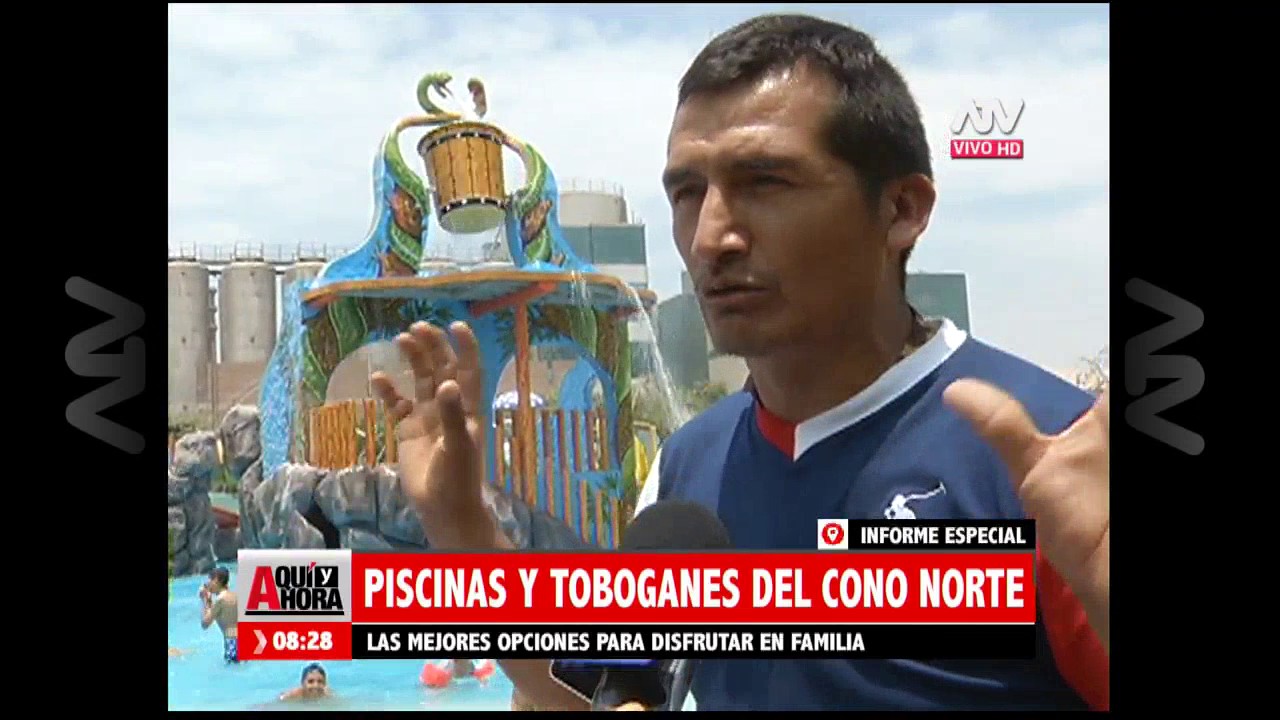 Informe especial: el Cono Norte ofrece piscinas y toboganes
