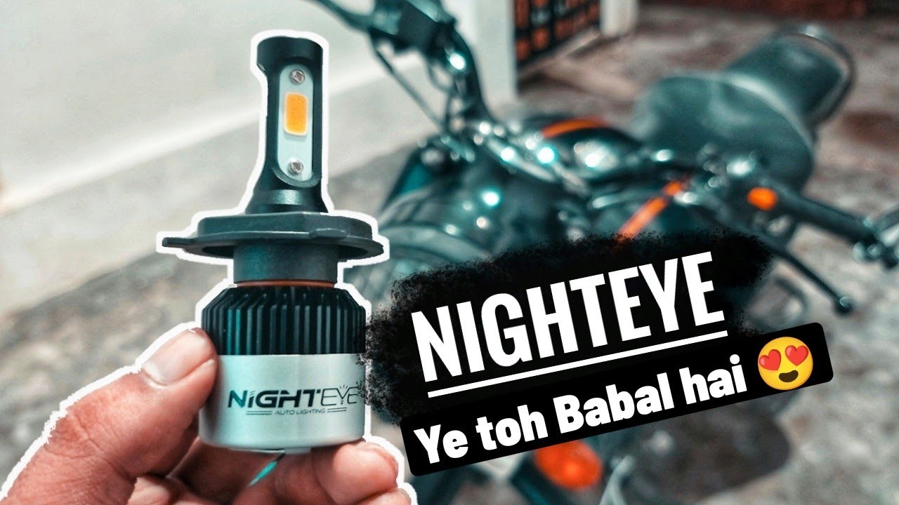 1st Time Installing NIGHTEYE LED Headlight in  BS6 Classic 350 😍⚡ | KingBullet | 🔥