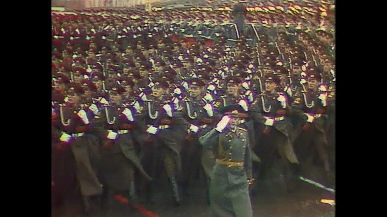 HD Soviet October Revolution Parade, 1974 Парад 7 Ноября
