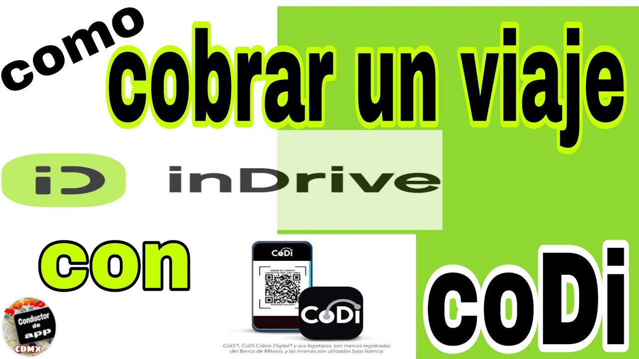 Como cobrar con CoDi en indrive ✅💲