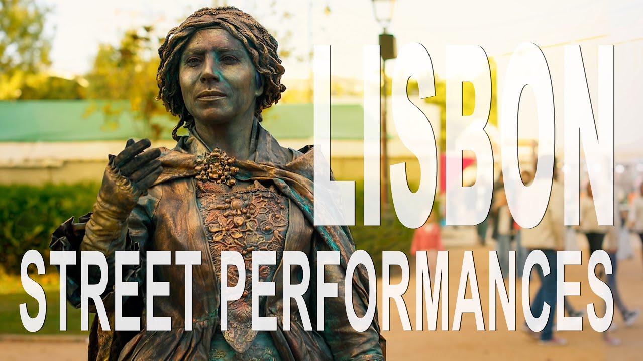Beyond the Streets: Lisbon’s Hidden Traditional Fair｜Living Statues #portugal #remotework #lisboa