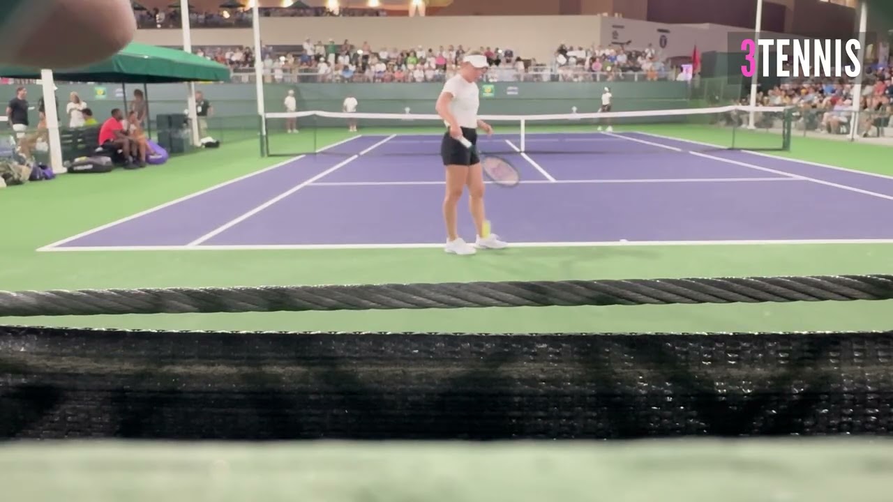 Coco Gauff (USA) and Ekaterina Alexandrova (RUS) Practice | Indian Wells 2026
