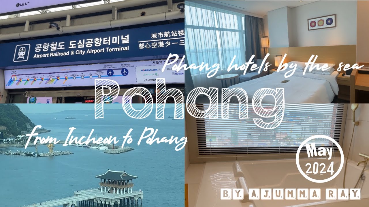 Korea - AREX train Incheon to Seoul Station | Train to Pohang | Lahan Hotel | Browndot Terrace Hotel