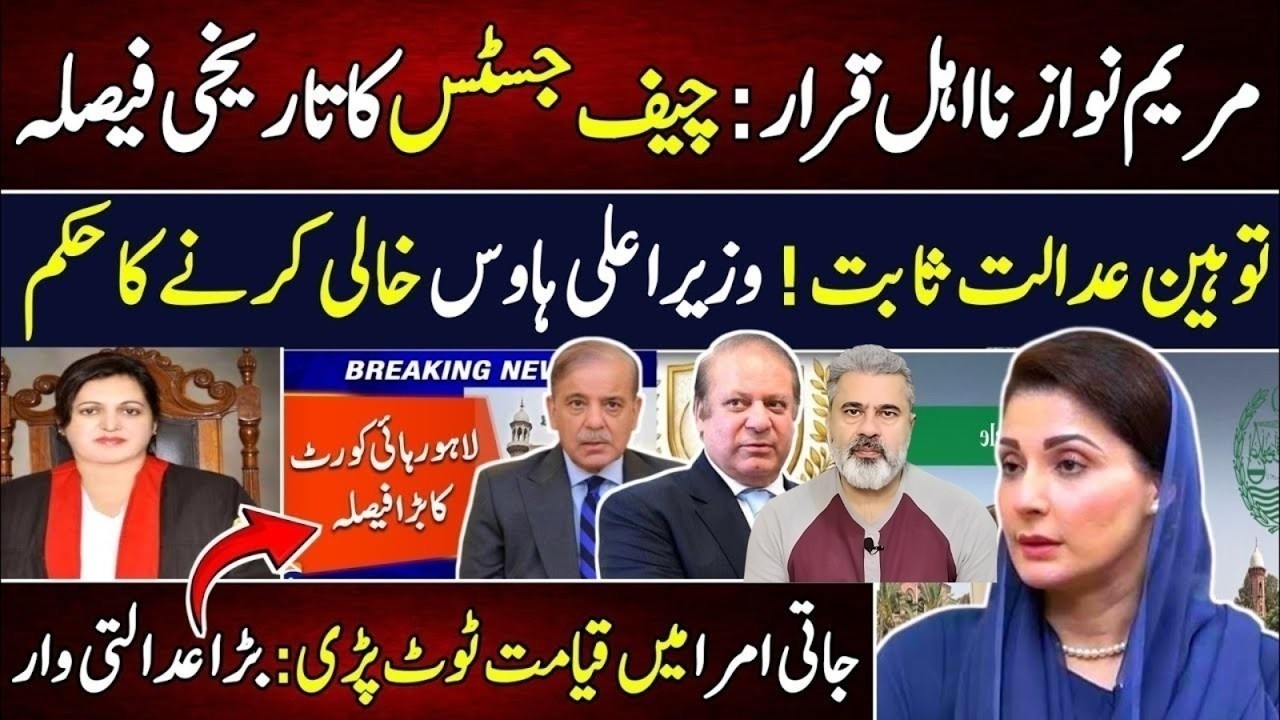 Breaking News Today Pakistan | Maryam Nawaz Faces Major Court Questions? | Latest Political Update