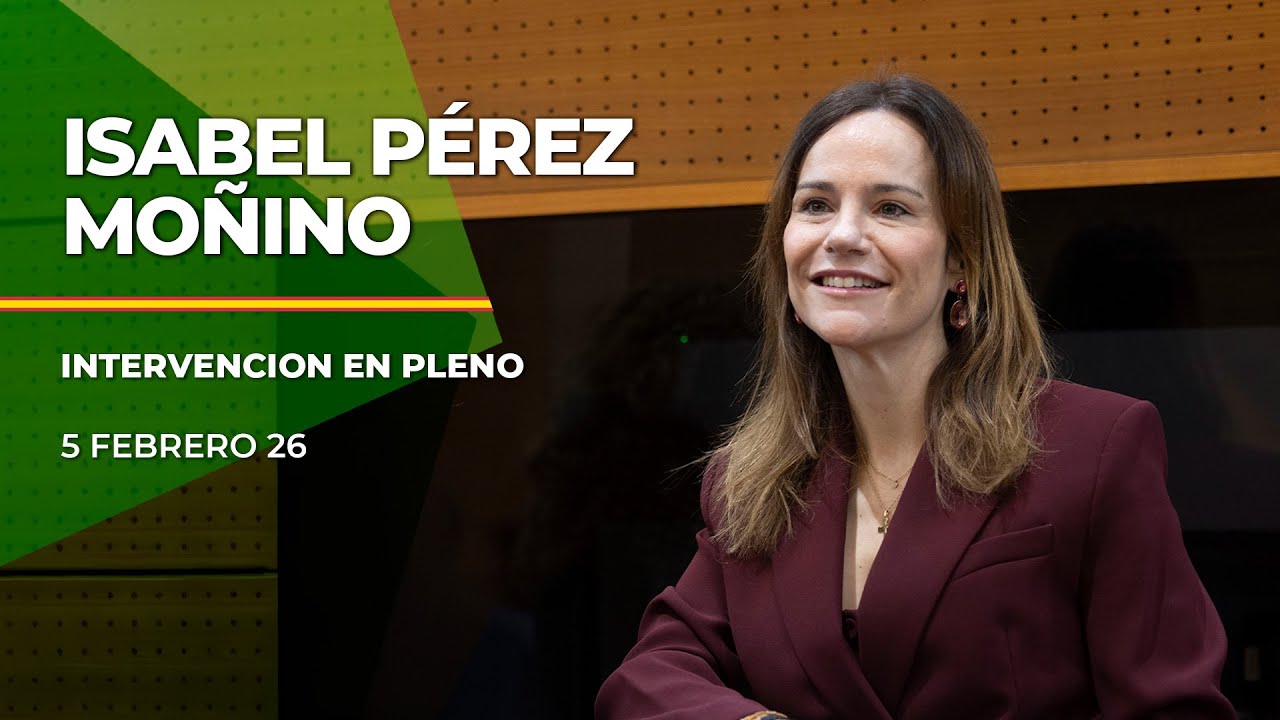 05.02 I ISABEL PÉREZ MOÑINO. Intervención en el Pleno de la Asamblea de Madrid