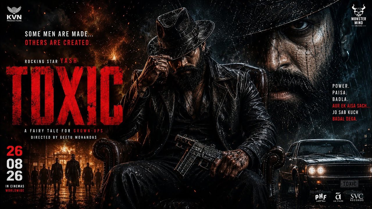 TOXIC Trailer (2026) | Yash Returns in a Ruthless Action Thriller | Kira Adwani 