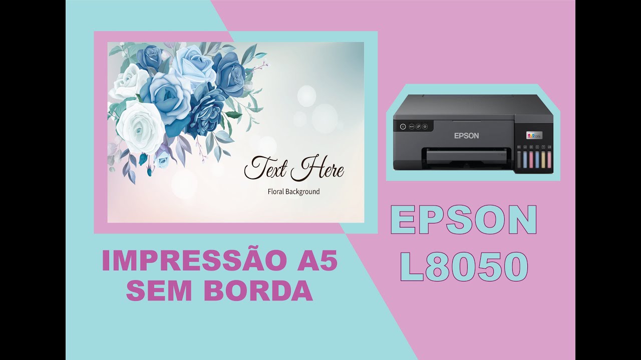 Configurando impressora para imprimir no tamanho A5 sem borda