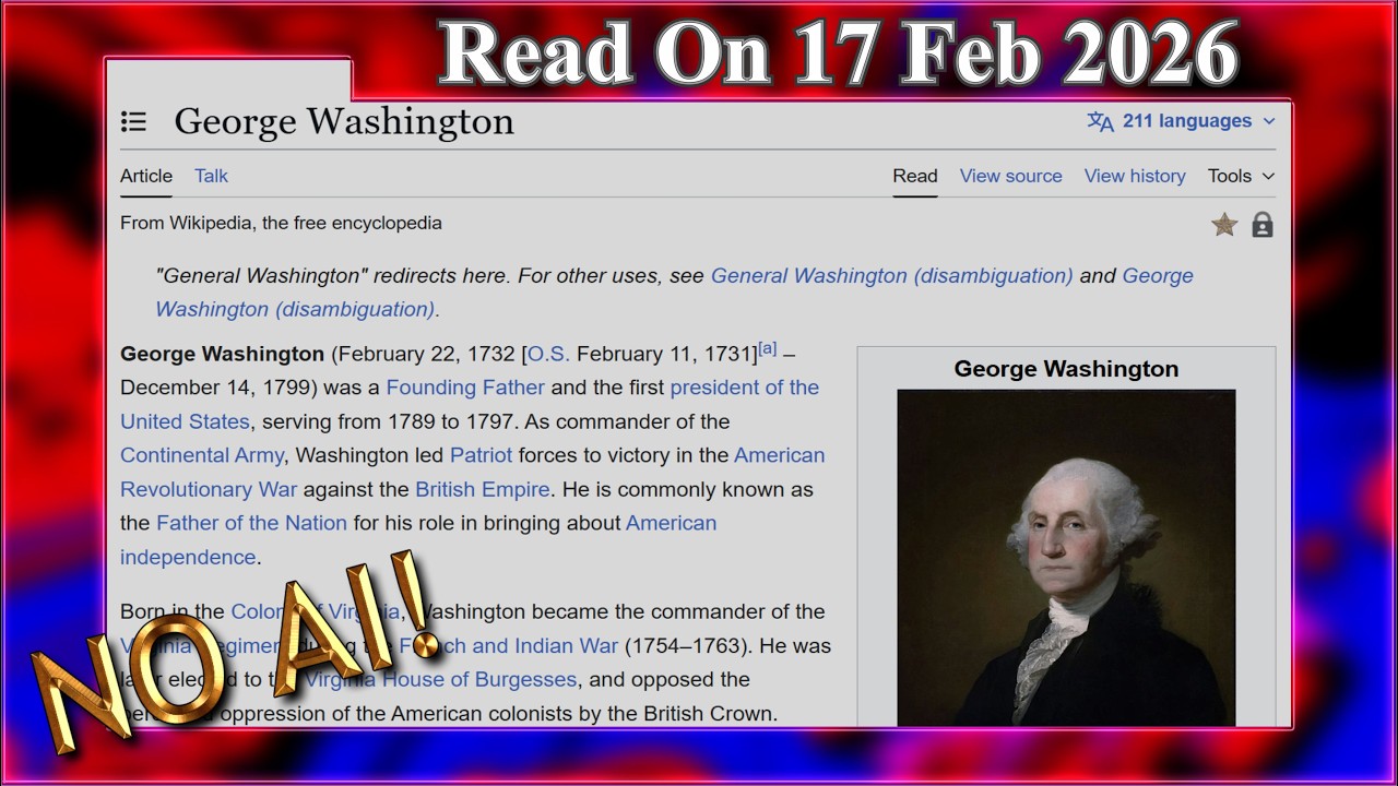 George Washington (No AI) - 17 February 2026