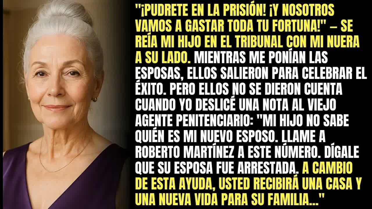 Mi Hijo Me Mandó A Prisión, Pero El Guardia Al Descubrir Quién Era Mi Esposo, Dijo ＂Mañana Su Hijo.