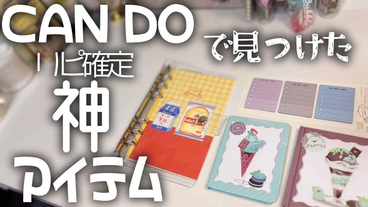 【CanDo】キャンドゥで見つけたリピ確定の神アイテムと最近の手帳事情【購入品/ システム手帳】