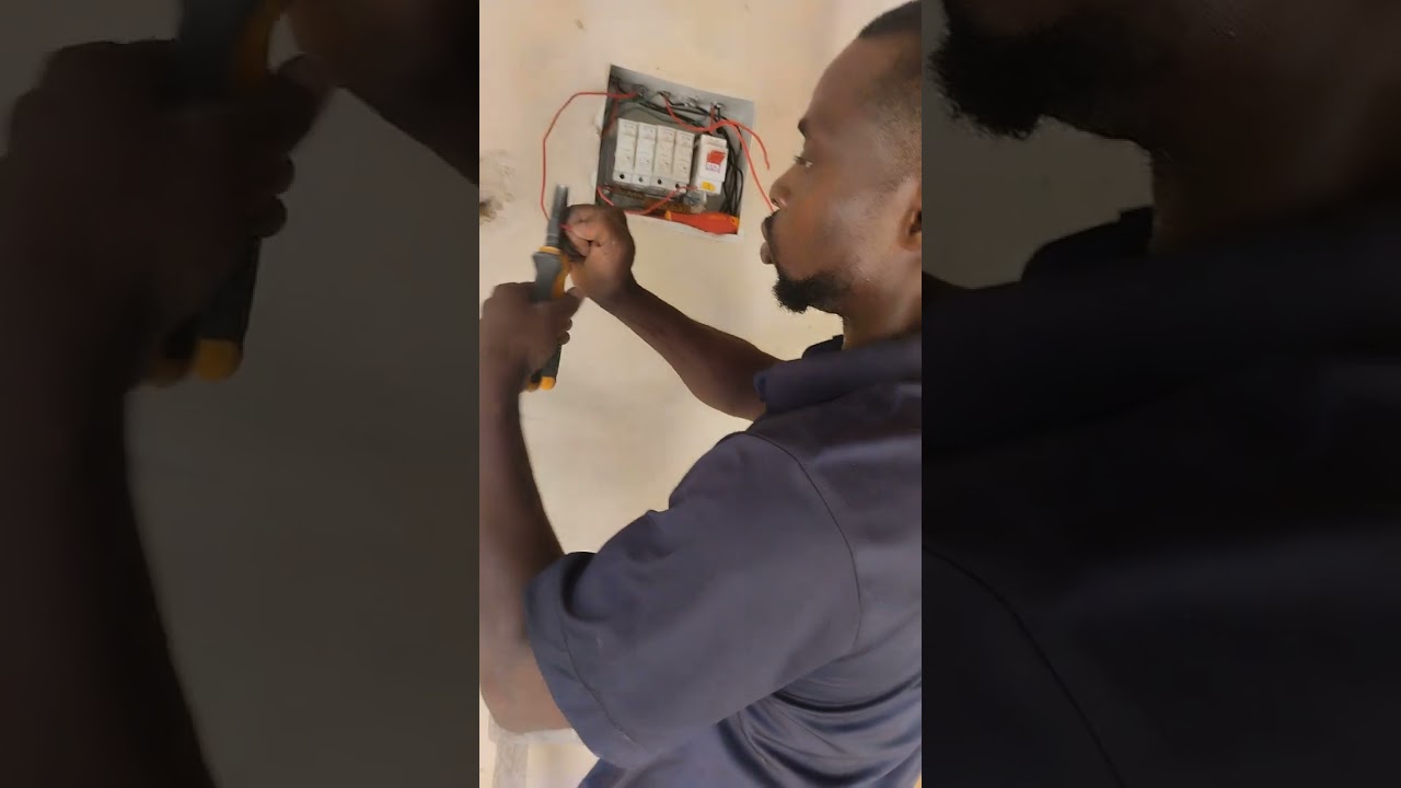 How to terminate single phase distribution board
