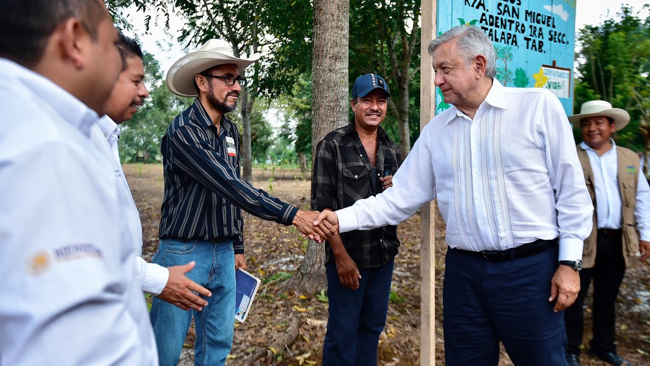 Sembrando Vida, asamblea ejidal, desde Jalapa, Tabasco
