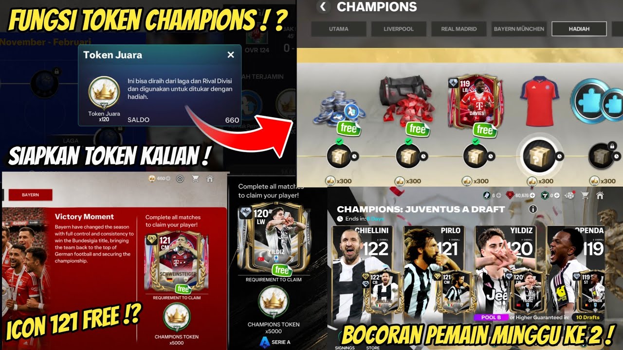 SAVE YOUR CHAMPIONS TOKENS! WHAT DO CHAMPIONS TOKENS DO IN THE CHAMPIONS EVENT? CLAIM A FREE 121 ...