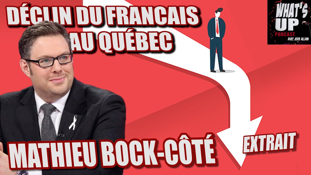 DÉCLIN du FRANCAIS / Mathieu Bock-Côté / What's Up Podcast (Extrait)