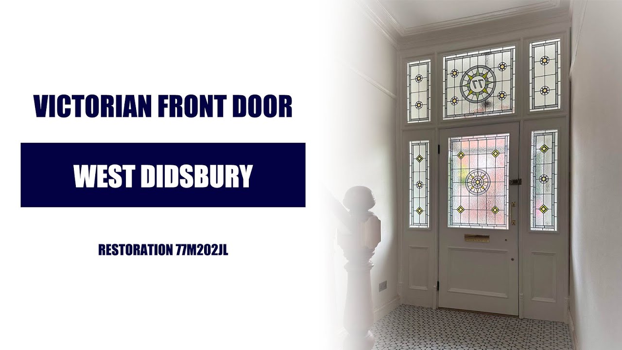 Victorian Front Door Restoration in West Didsbury (77M202JL)