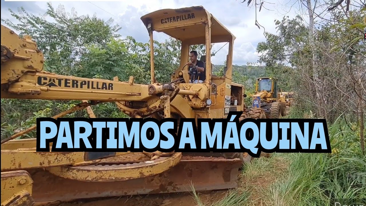 PARTIMOS A MÁQUINA / Motoniveladora caterpillar/ XCMG / Grader niveleuse motoconformadora patrola