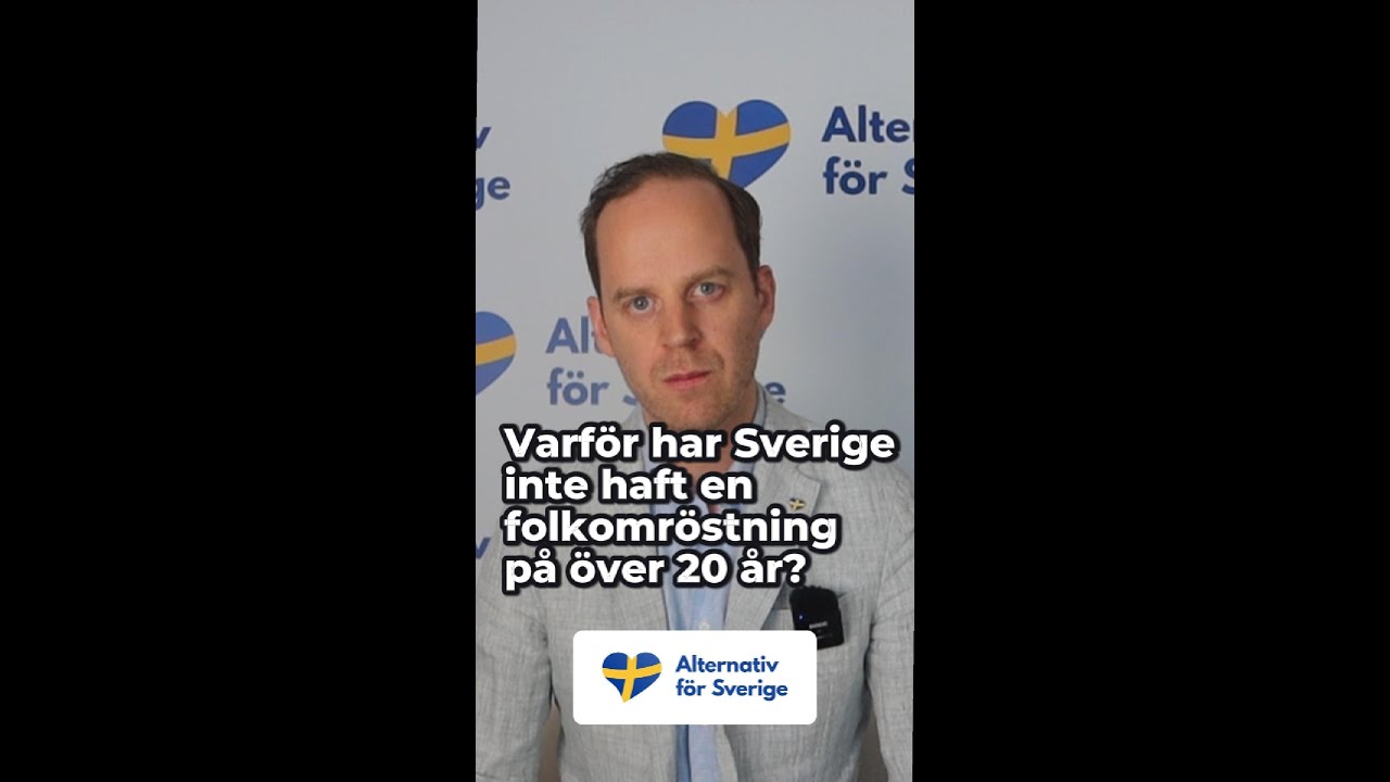 Varför har Sverige inte haft en nationell folkomröstning på över 20 år?