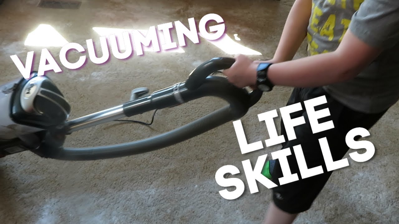 Life Skills For Special Needs Students - Learning to vacuum