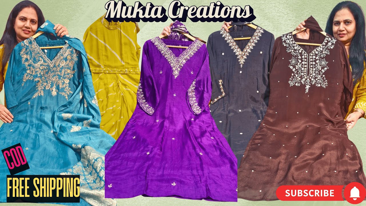 Mukta Creations Brings You Christmas Sale on Party Wear Suits & Office Wear Suits|| S-5XL