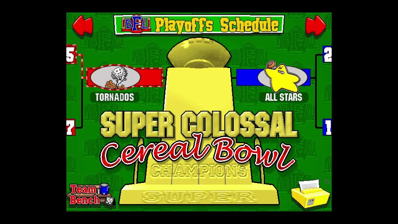 The Big Game is finally here!| Backyard Football Super Colossal Cereal Bowl 2026