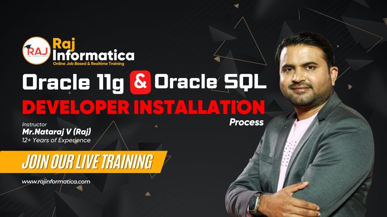 Oracle 11g Installation , Oracle SQL Developer Installation By Raj Cloud Technonolgies #oracle #sql