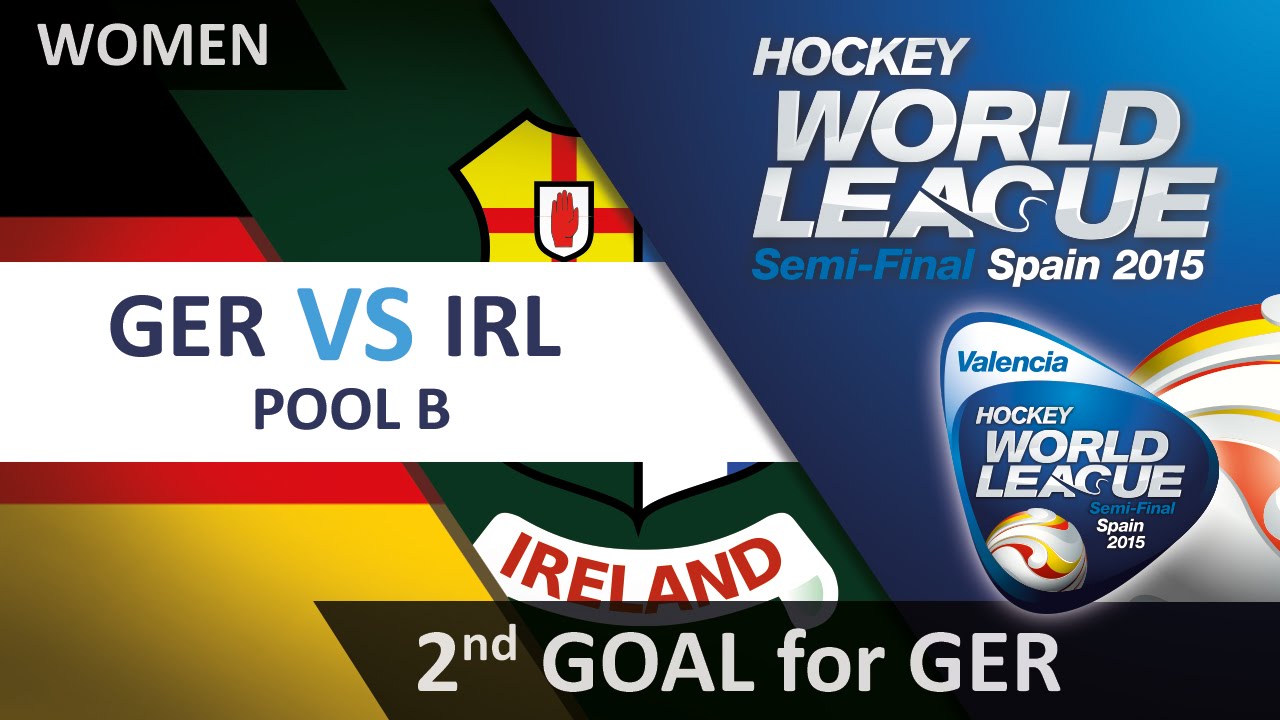 Marie Mavers deflects in to double the lead for Germany GER 2-0 IRL #HWL2015 Valencia