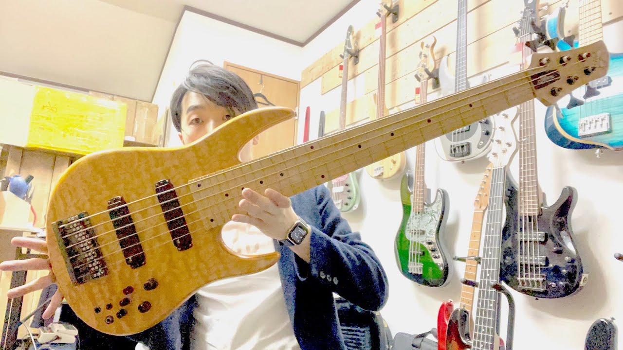 バケモノみたいなフォデラの6弦ベース【Fodera Anthony Jackson Contrabass 6strings bass】