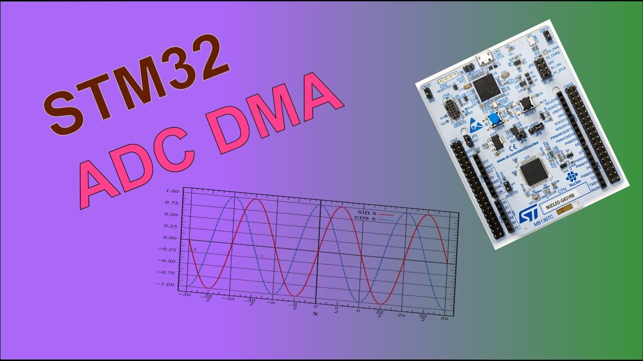 УРОК №9 по STM32: АЦП (DMA)