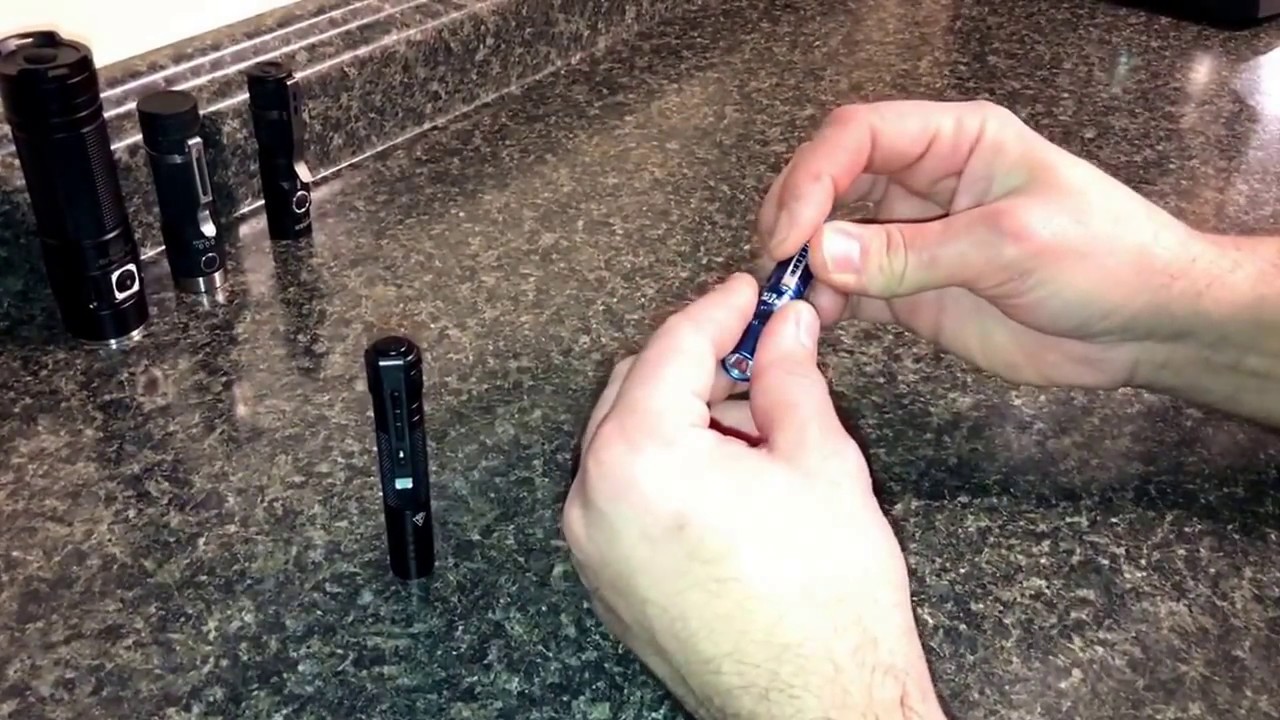 UltraTac K18 review edc 10440 aaa flashlight