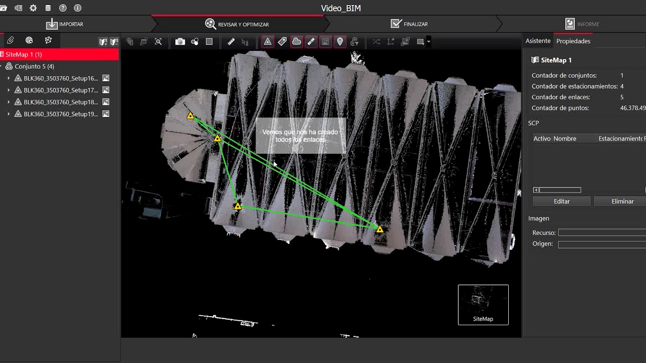 Registro y Exportación de un proyecto en Cyclone Register 360