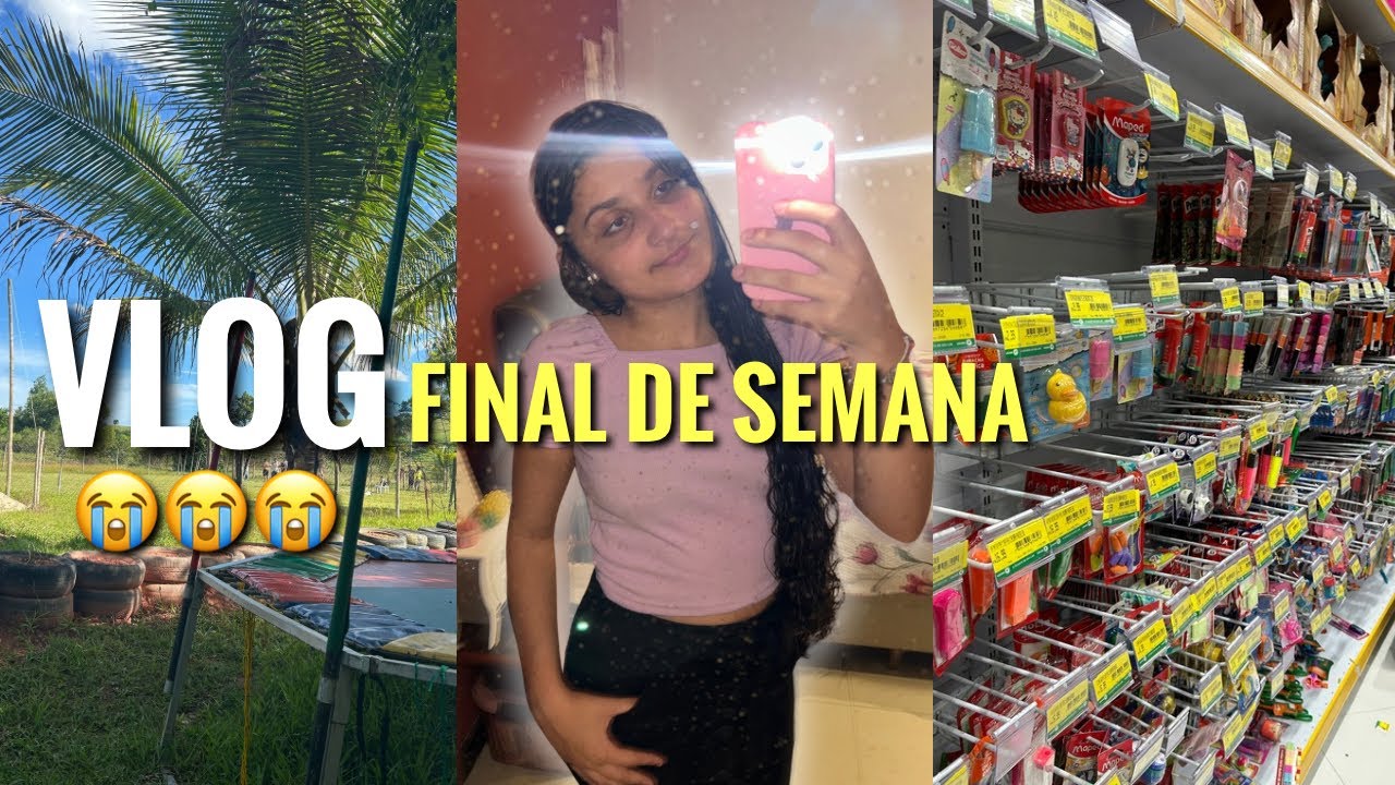VLOG DO MEU FINAL DE SEMANA | aconteceu uma coisa horrível 😭