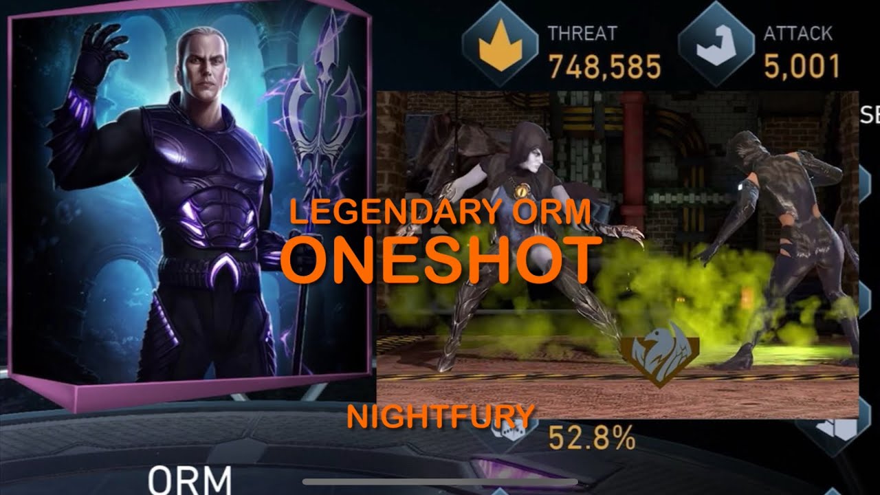 Newly Reworked LEGENDARY ORM ONESHOTS 2 BILLION | With Raven | Injustice 2 Mobile