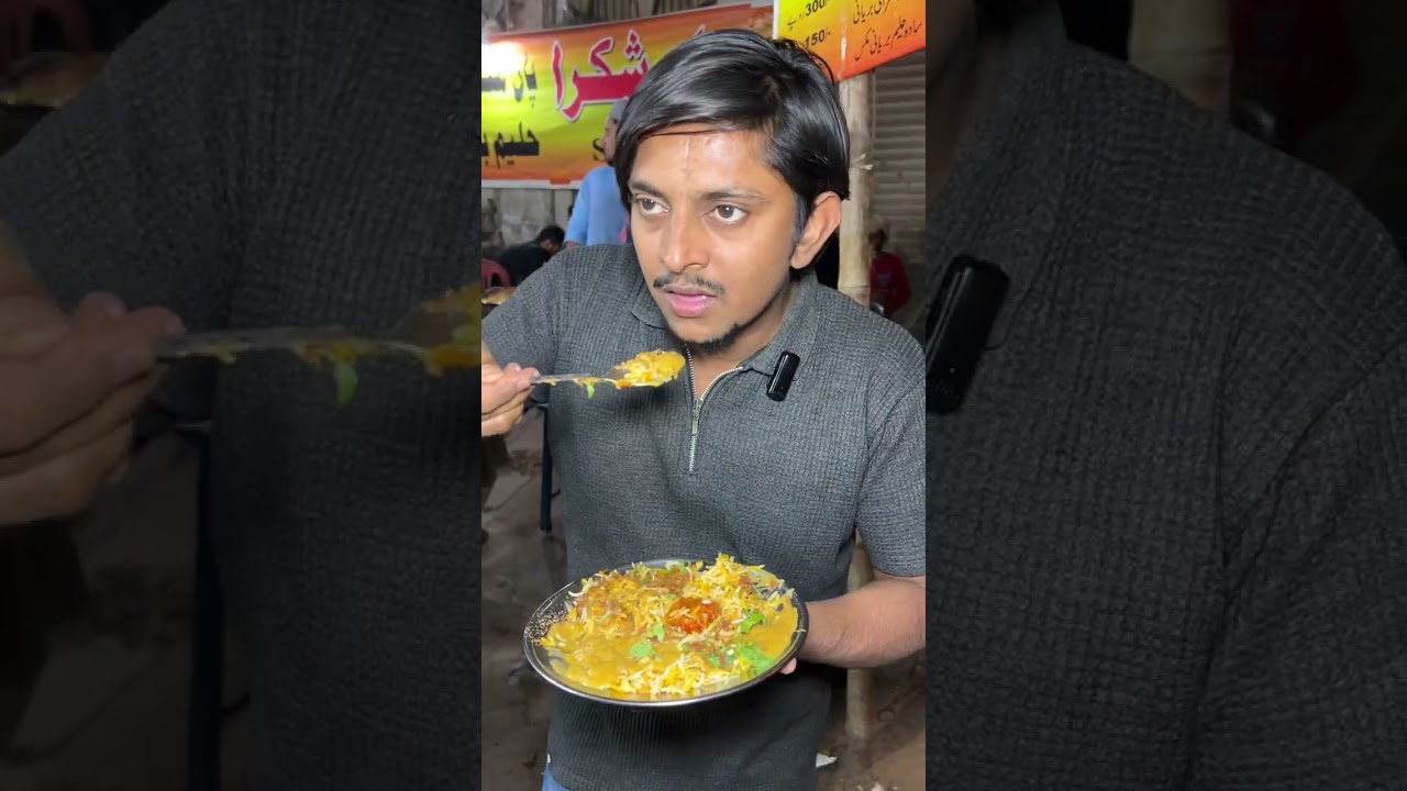 Pan Mandi Famous Haleem Biryani #rehmanvlogs #streetfood #shorts