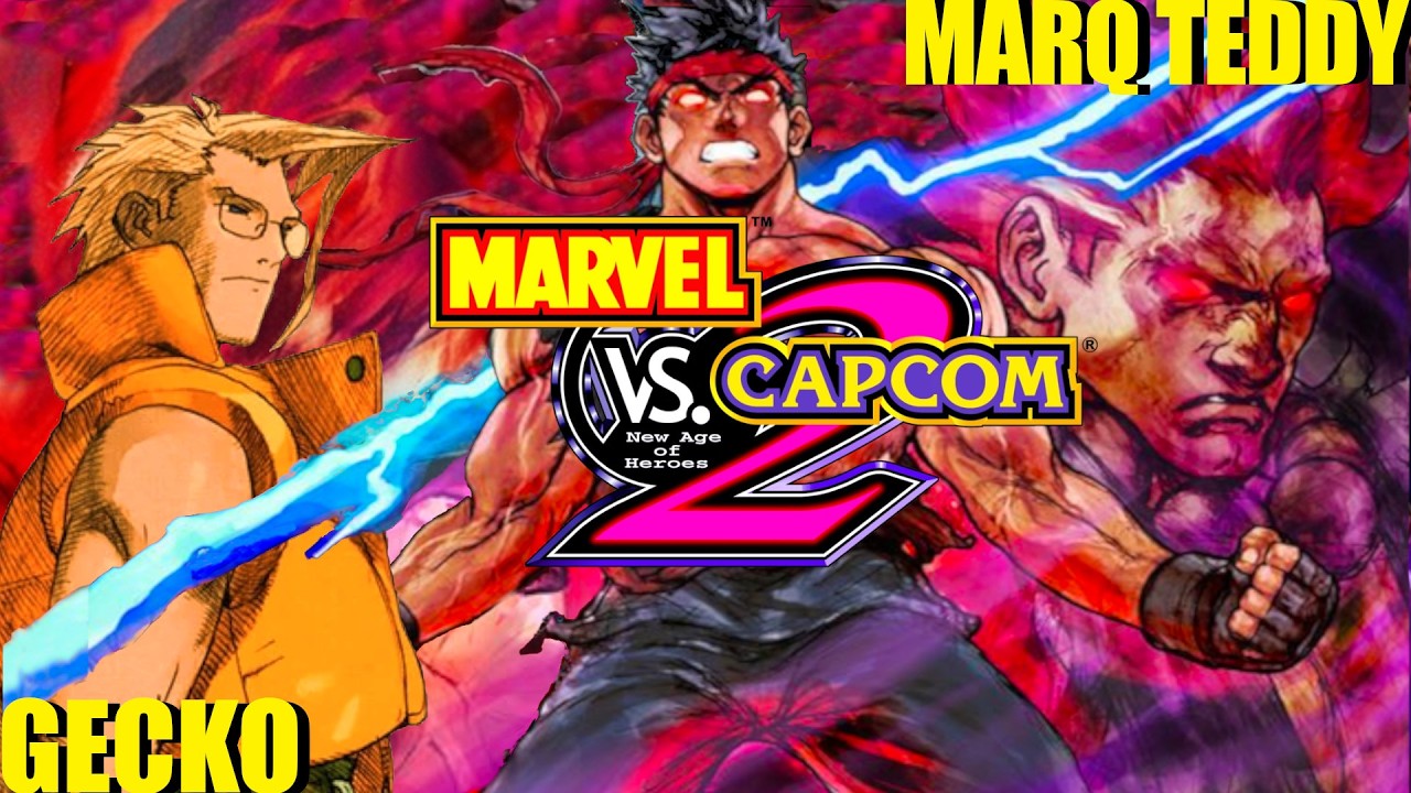 Marvel vs Capcom 2: MARQ TEDDY vs GECKO