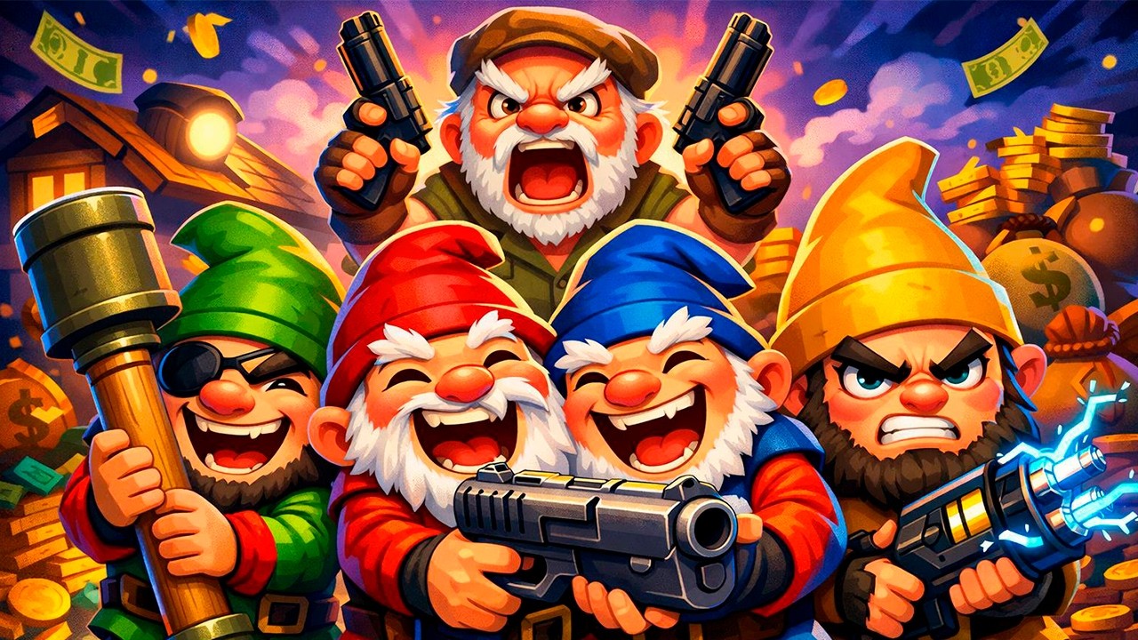 Обчищаем домишки в Burglin' Gnomes