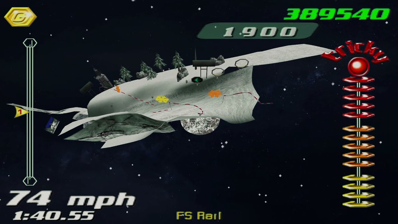 Playing SSX Tricky From Space (HD) *SEIZURE WARNING*