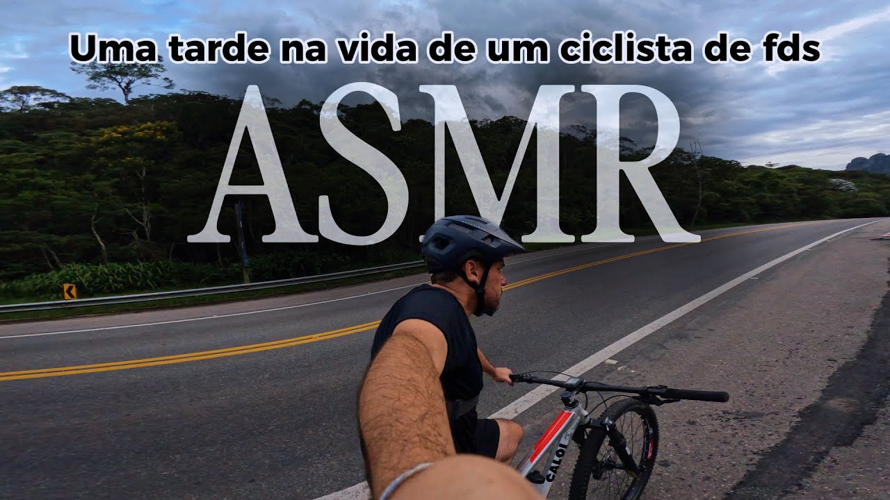 Uma tarde na vida de um ciclista de fim de semana!  ASMR - VLOG