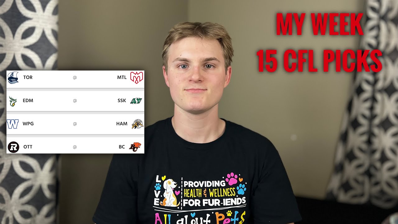 2023 Week 15 CFL preview & picks