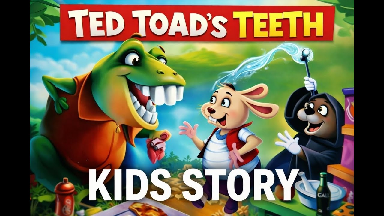 Ted Toad’s Teeth Trouble! 🦷😂 | Funny & Educational Kids Story