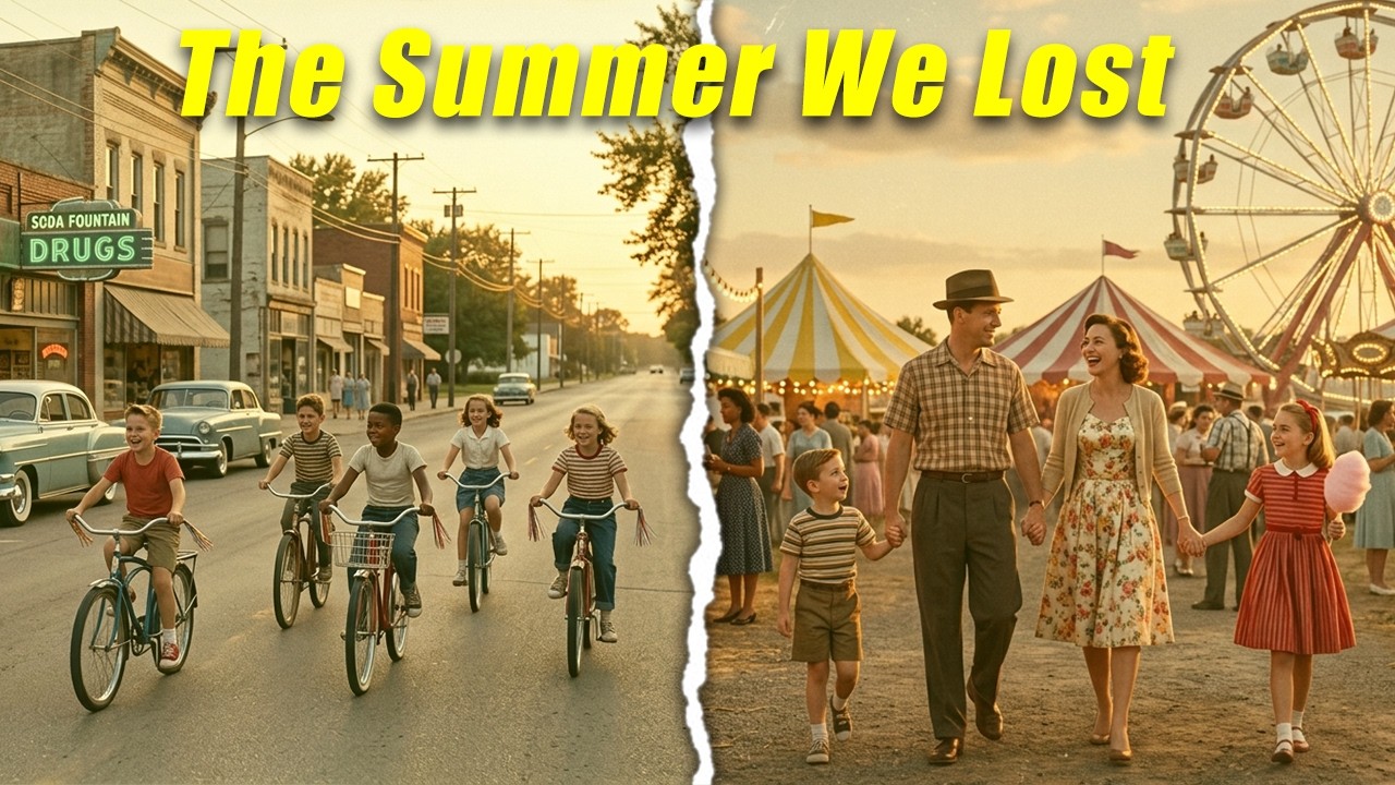 A Small Town American Summer in the 1950s
