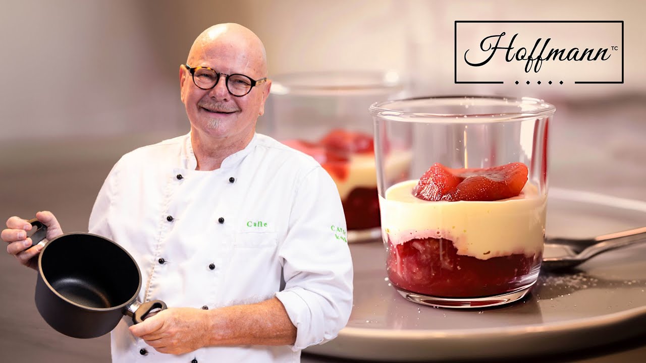 Rhabarber Kompott mit hausgemachter Vanillesoße: Ein himmlisches Dessert I Rezept @CALLEkocht