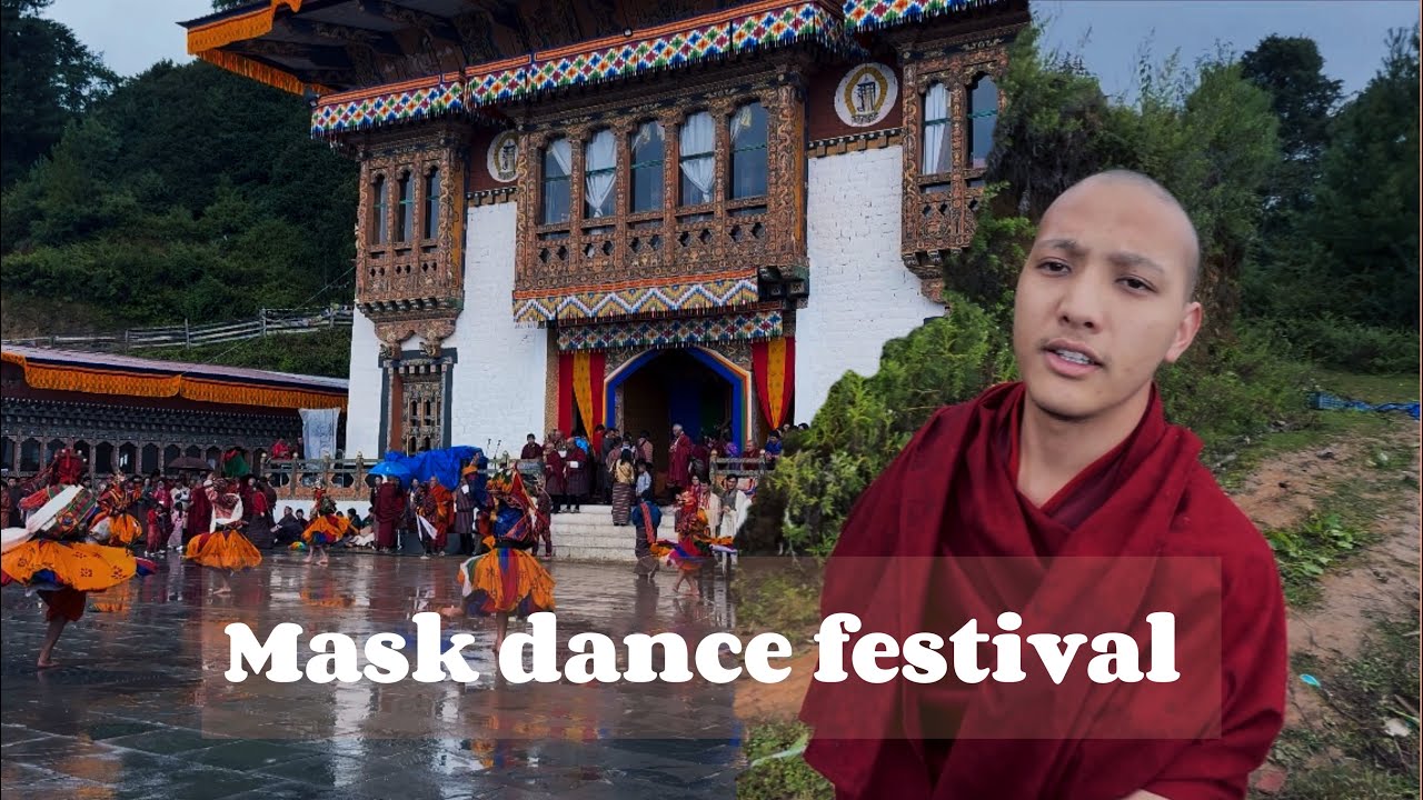 Going to the mask dance festival // tsechu cham // monk journey // vlog // 